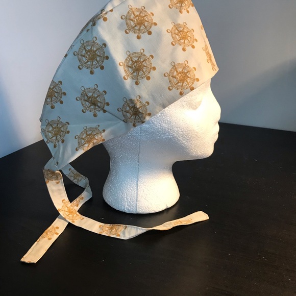 Set of 5 hand made Chef Hats Scrub Hats - Picture 5 of 6